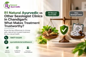 R1 Natural Ayurvedic vs Other Sexologist Clinics in Chandigarh